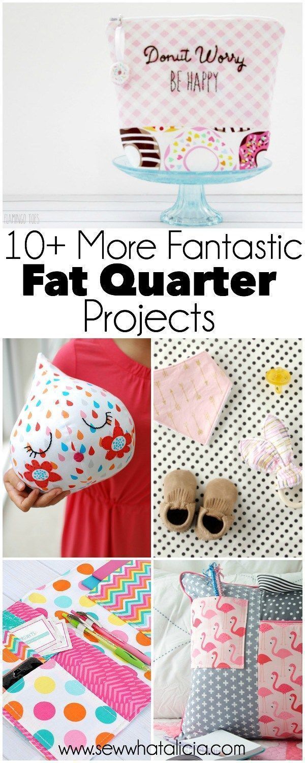 22 fabric crafts Easy fat quarters ideas