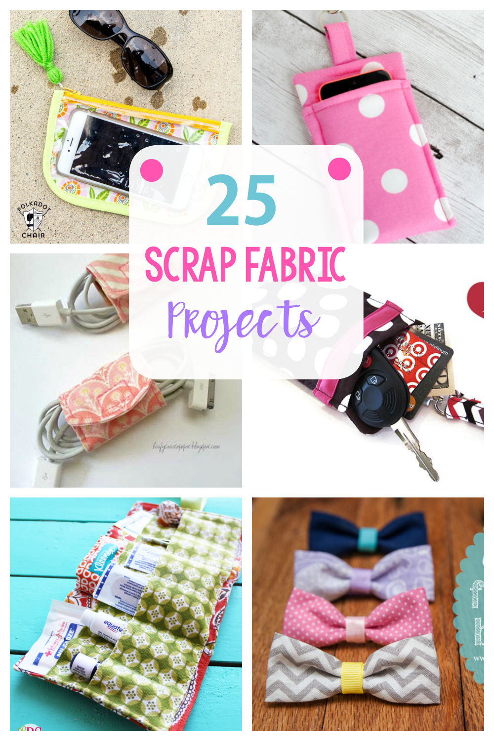 25 More Scrap Fabric Projects -   22 fabric crafts Easy fat quarters ideas