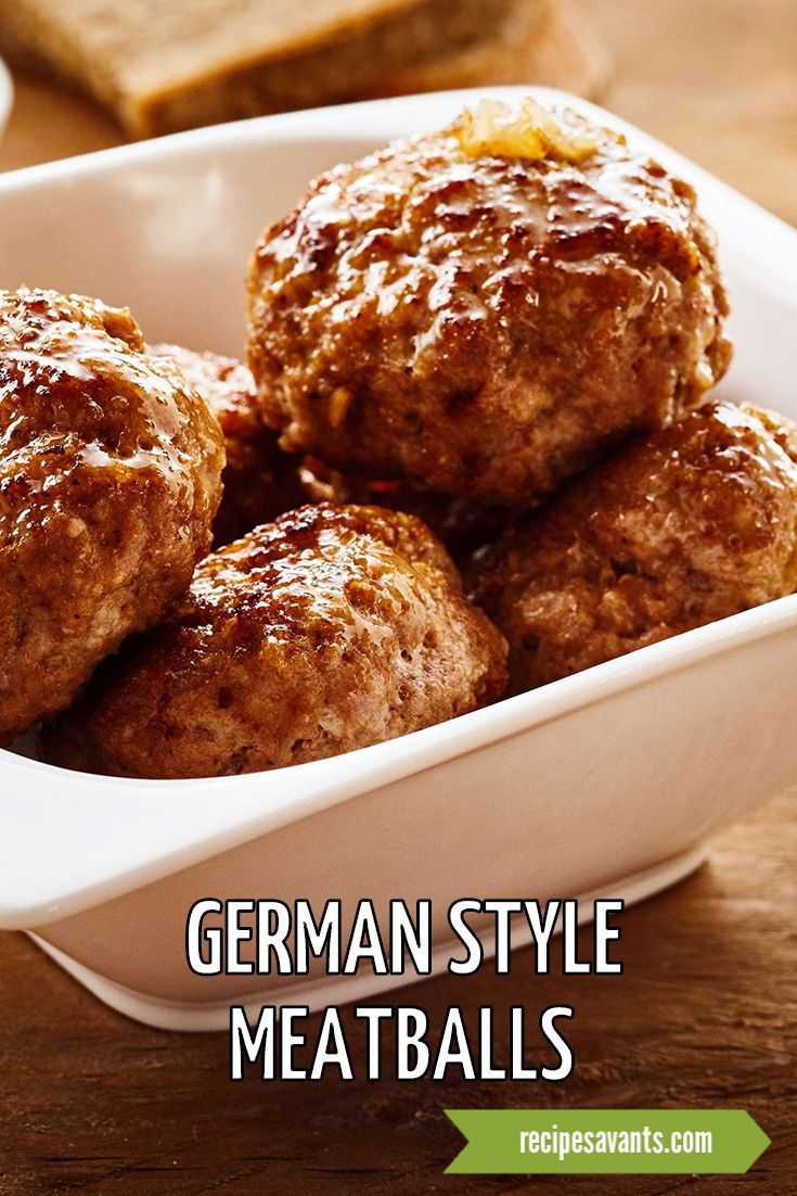 German Style Meatballs -   22 german holiday Food ideas