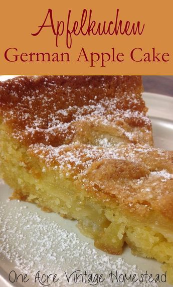 Apfelkuchen: German Apple Cake -   22 german holiday Food ideas