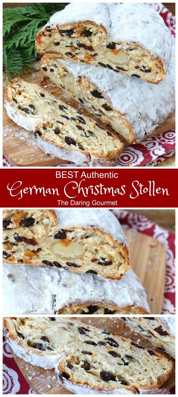 BEST Authentic Stollen (German Christmas Bread) -   22 german holiday Food ideas