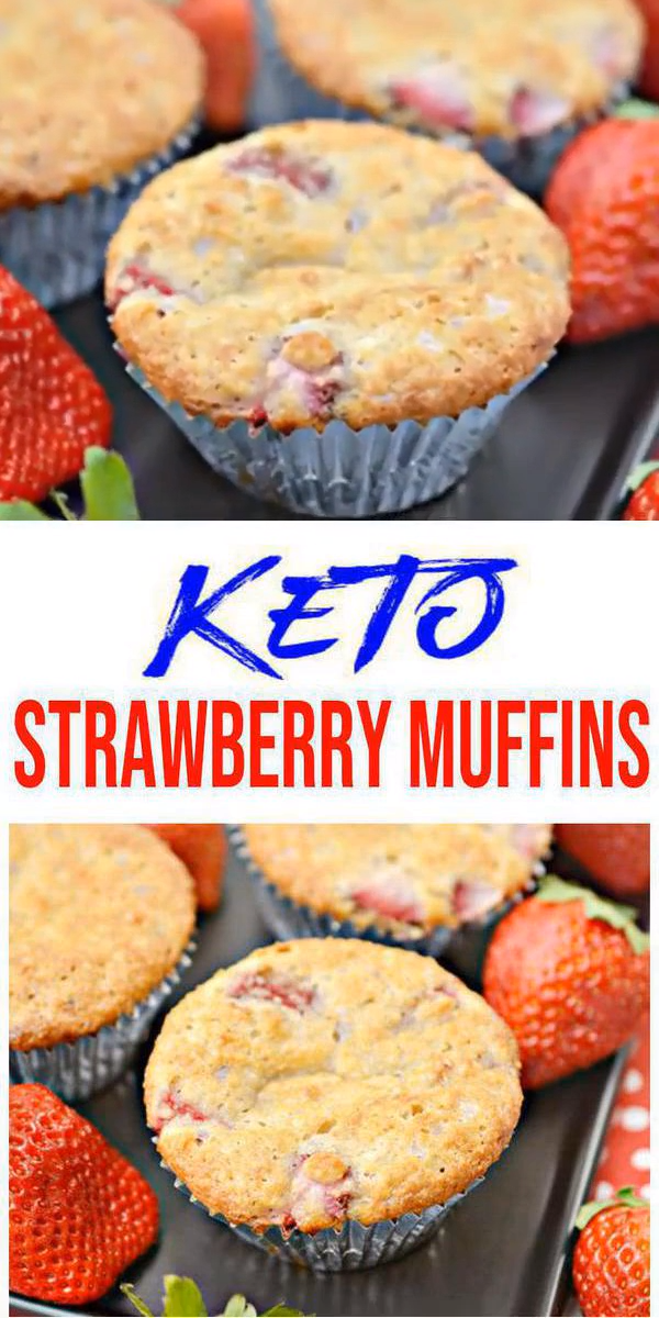 BEST Keto Muffins! Low Carb Strawberry Muffin Idea – Quick & Easy Ketogenic Diet Recipe – Completely Keto Friendly – Sugar Free – Gluten Free -   24 diet Snacks videos ideas