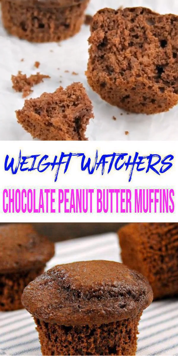 3 Ingredient Weight Watchers Peanut Butter Chocolate Muffins – BEST WW Recipe – Breakfast – Dessert – Treat – Snack with Smart Points -   24 diet Snacks videos ideas