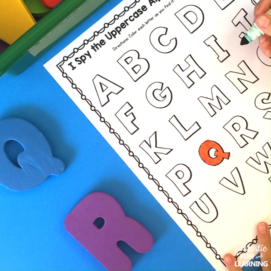 I Spy Scavenger Hunt ABC Games Alphabet Printables -   25 planting Kindergarten video ideas