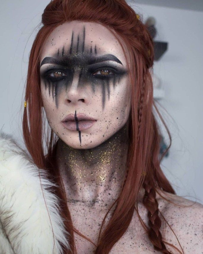 Inspiring Halloween Makeup Ideas To Makes You Look Creepy But Cute 01 -   6 indian makeup Halloween ideas
