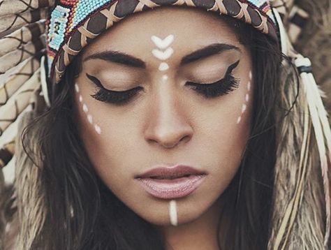? 1001+ bonnes id?es pour le maquillage indienne -   6 indian makeup Halloween ideas