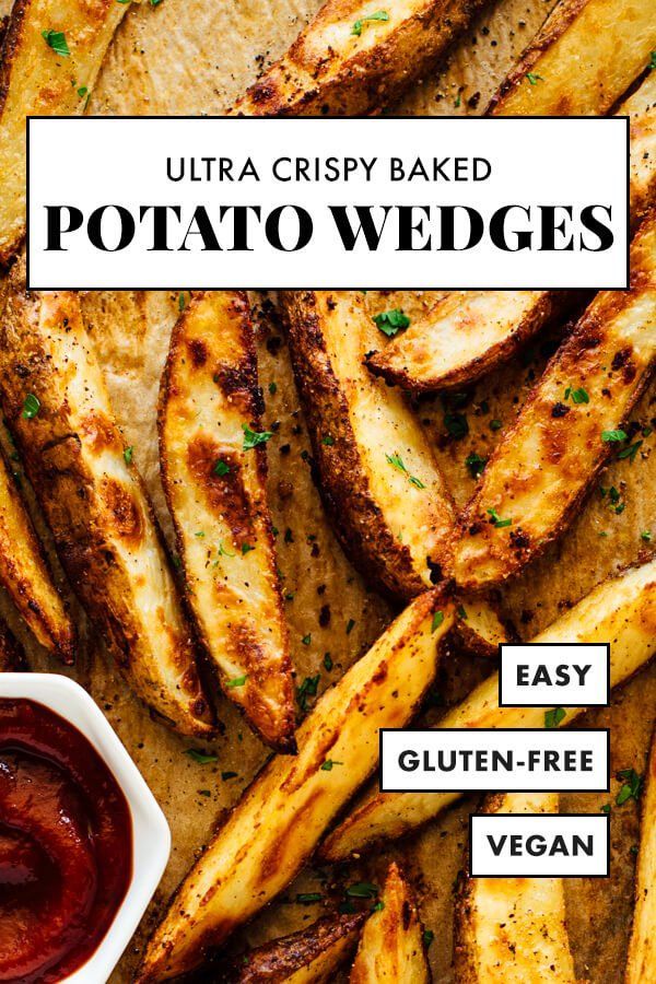 Ultra Crispy Baked Potato Wedges -   7 healthy recipes Vegetables french fries ideas