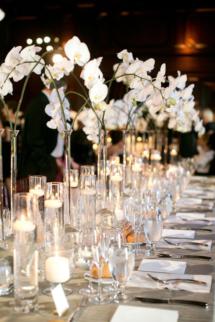 7 wedding Centerpieces orchids ideas