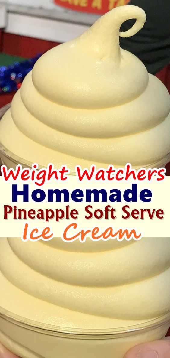 Homemade Pineapple Soft Serve Ice Cream -   10 desserts Ice Cream blenders ideas