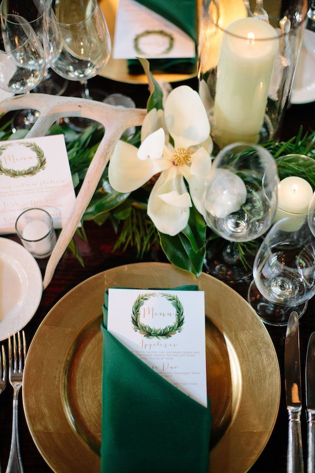 Classic Green and White North Carolina Wedding -   10 Event Planning Portfolio flower ideas