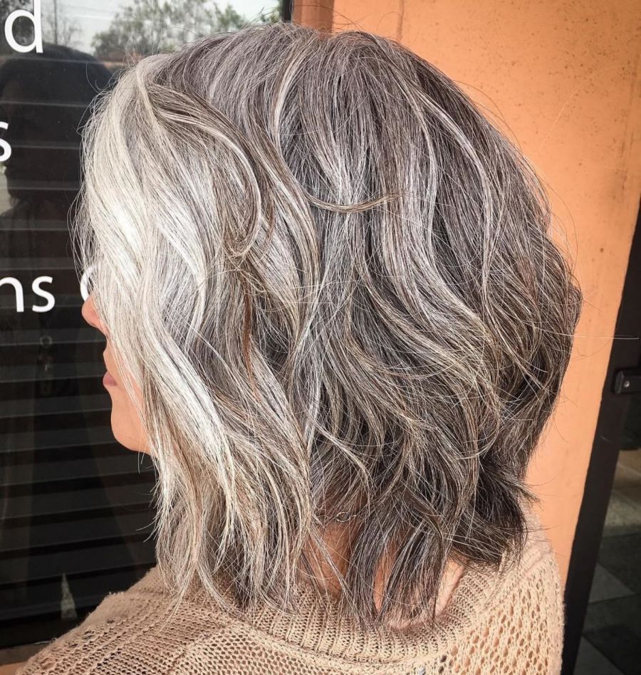 60 Gorgeous Gray Hair Styles -   10 hair Gray faces ideas