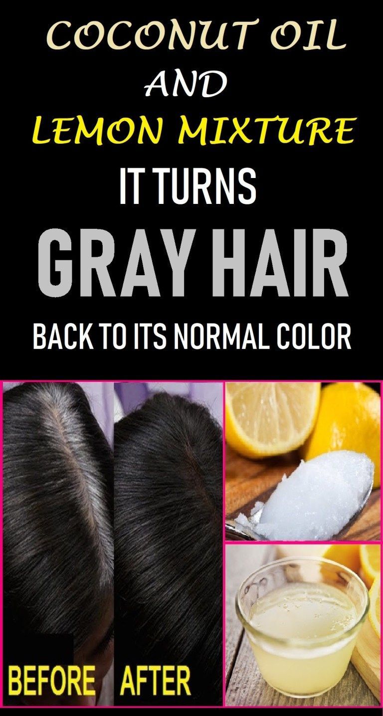 How To Use Coconut Oil And Lemon Juice For Gray Hair -   10 hair Gray faces ideas