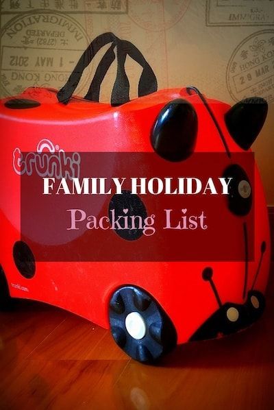 10 holiday Packing organisation ideas