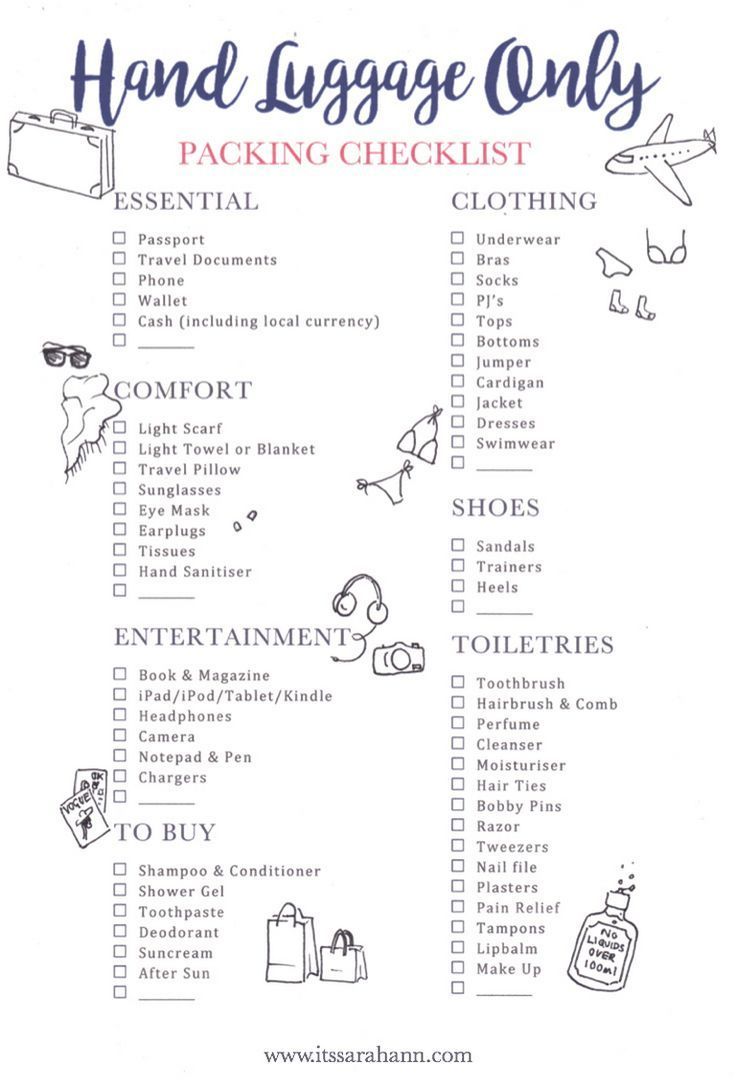 Beach Vacation Packing Free Printable -   10 holiday Packing organisation ideas