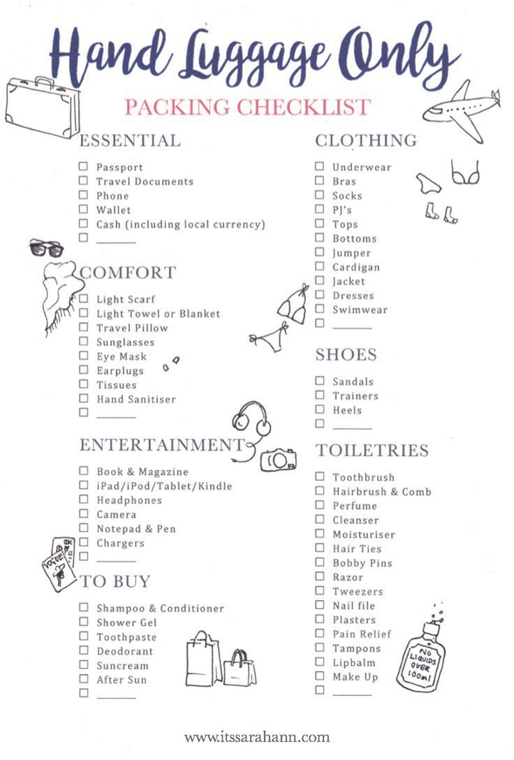 10 holiday Packing organisation ideas