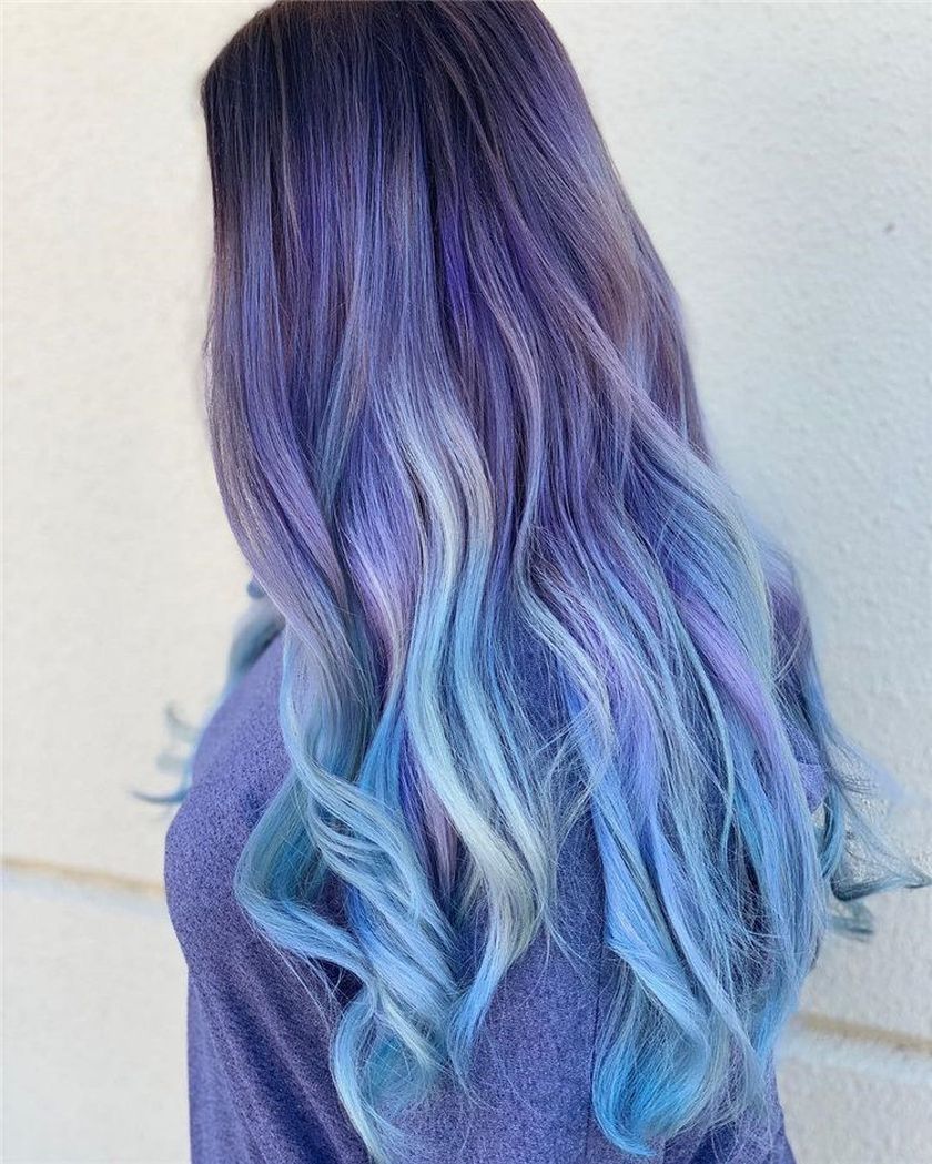 41 Stylish Hair Color Ideas to Copy Right Now -   10 purple hair Quotes ideas