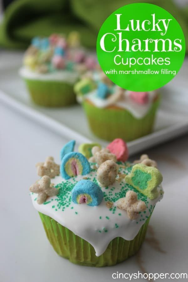 St Patrick's Day Lucky Charms Cupcakes -   11 cake Cute betty crocker ideas