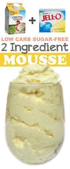 Easy Low Carb Mousse Pudding -   11 cake Easy low carb ideas
