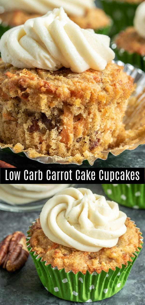 Low Carb Carrot Cake Cupcakes -   11 cake Easy low carb ideas