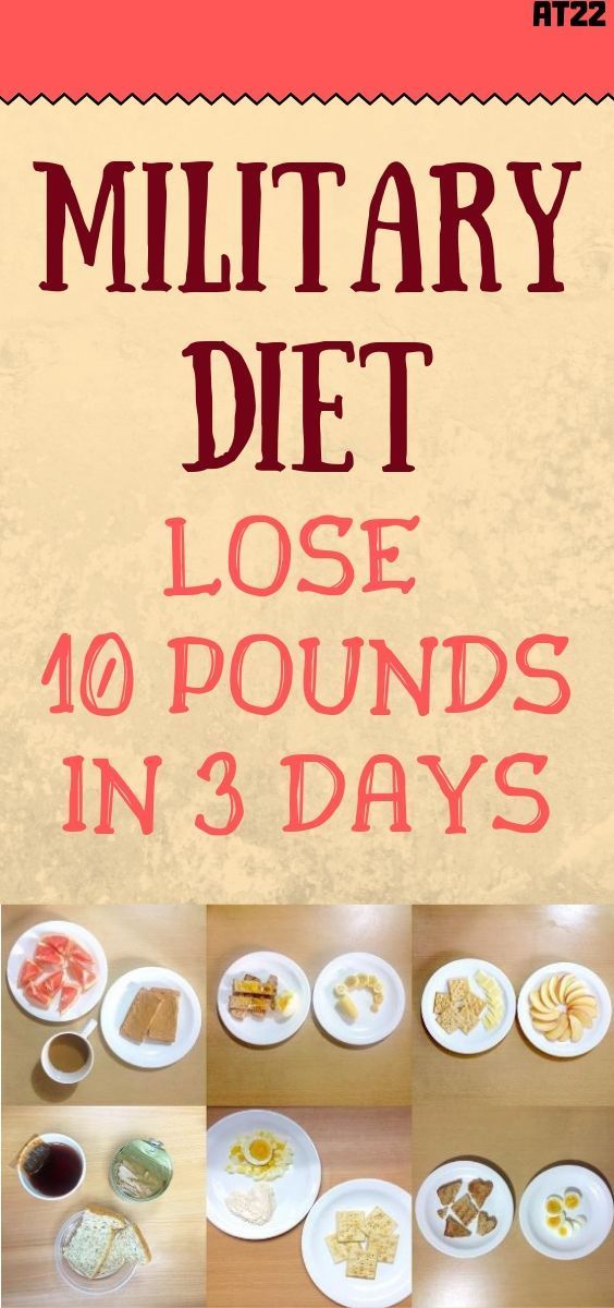 MILITARY DIET: LOSE 10 POUNDS IN 3 DAYS -   11 diet Military results ideas