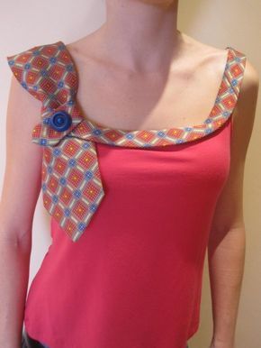 Unique Craft Ideas With Neck Ties -   11 DIY Clothes Man neck ties ideas