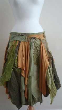 Upcycled fashion: C?mo hacer una falda de retales -   11 DIY Clothes Skirt english ideas