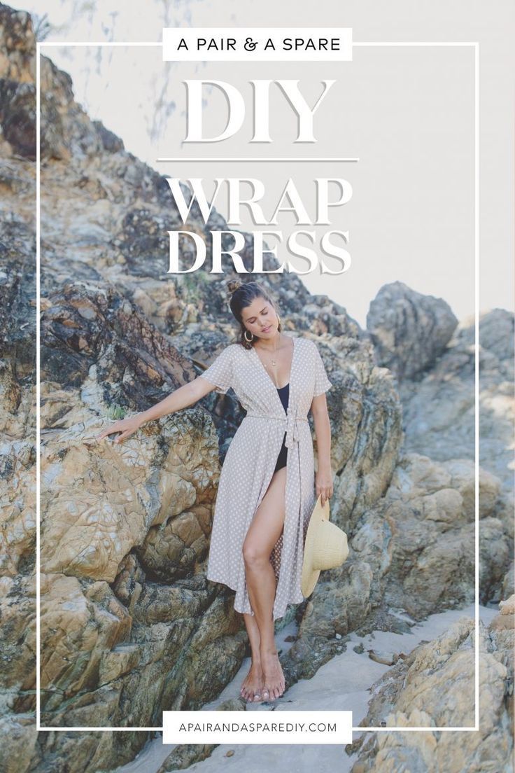 DIY Wrap Dress -   11 dress DIY shape ideas