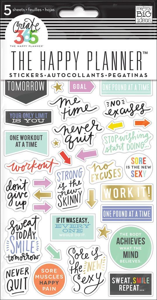 Fitness Planner Stickers -   11 fitness Planner memories ideas