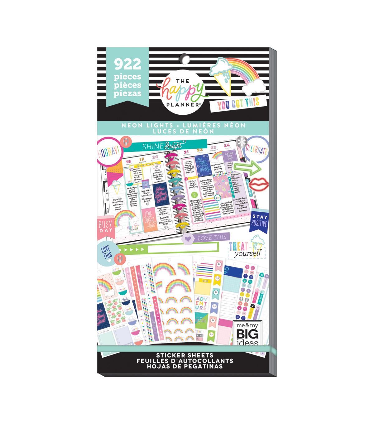 The Happy Planner 922 Stickers-Neon Lights -   11 fitness Planner memories ideas