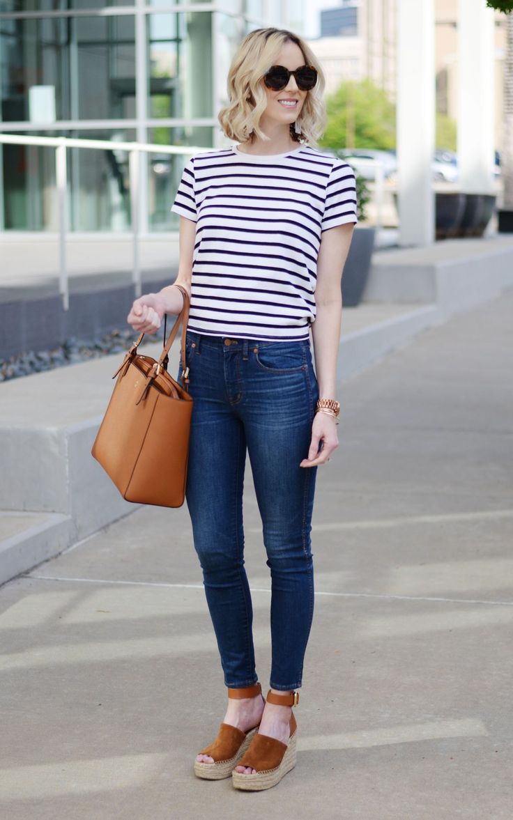 Classic Style: Stripes and Denim + Linkup & Announcement -   11 hair Summer tory burch ideas