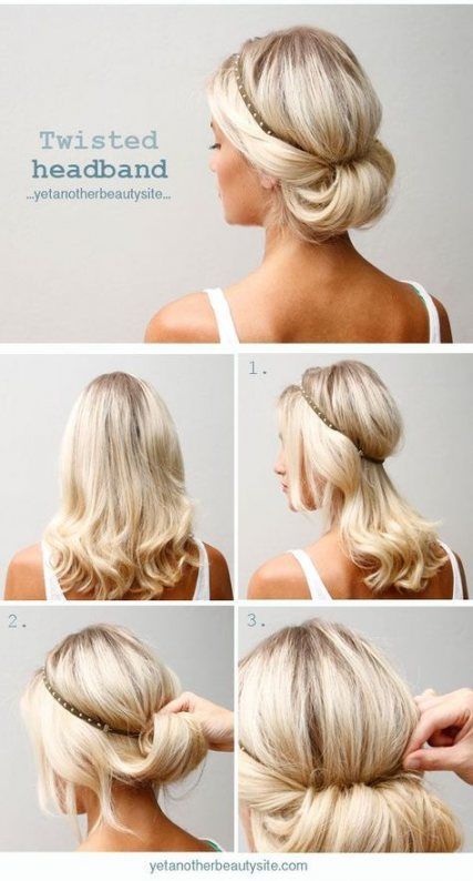 11 hairstyles For Medium Length Hair no heat ideas