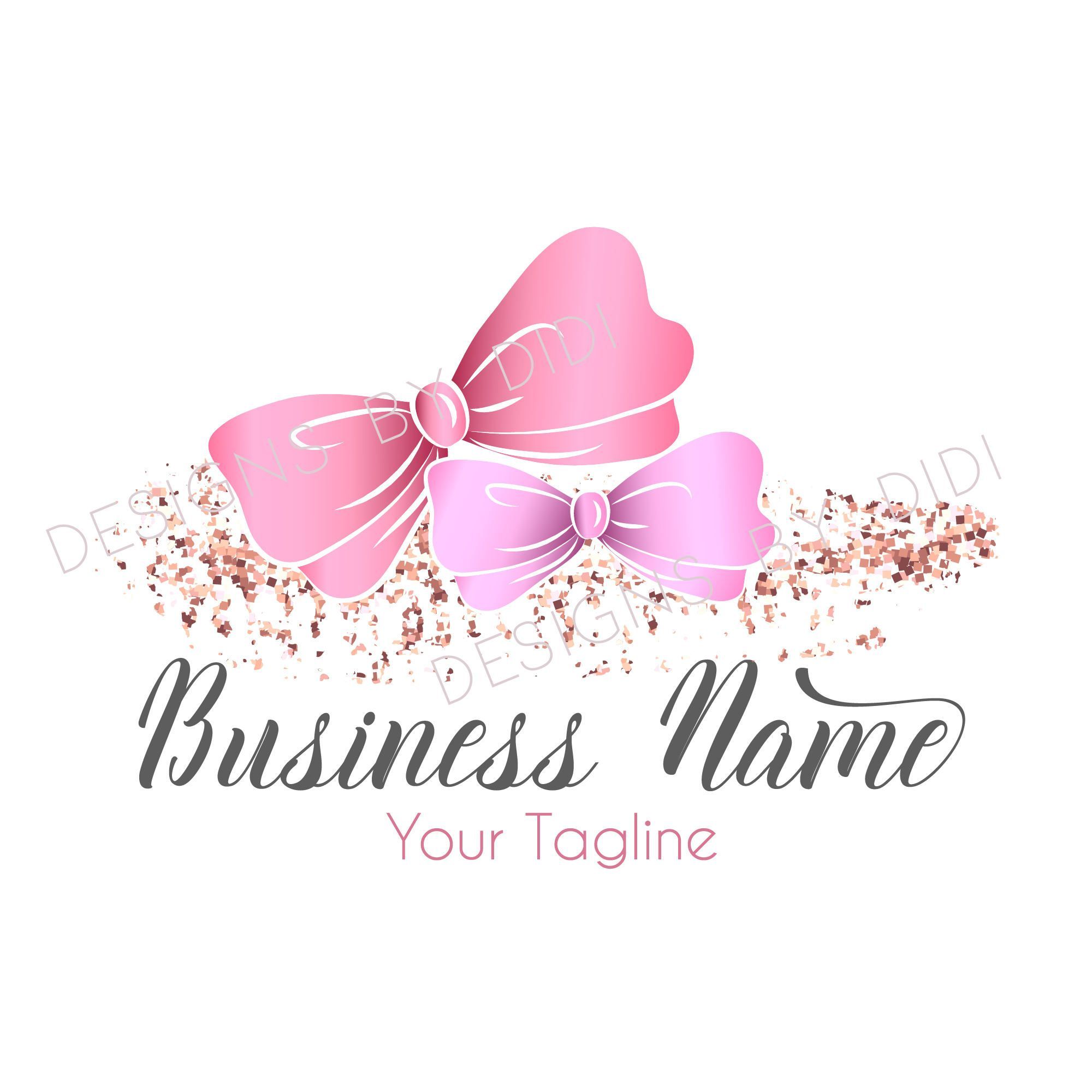 Custom logo design, Original girlish gold pink Logo design, Professional Business Logo, graphic design,chic logo,cute logo,feminine logo -   11 makeup Logo cartoon ideas