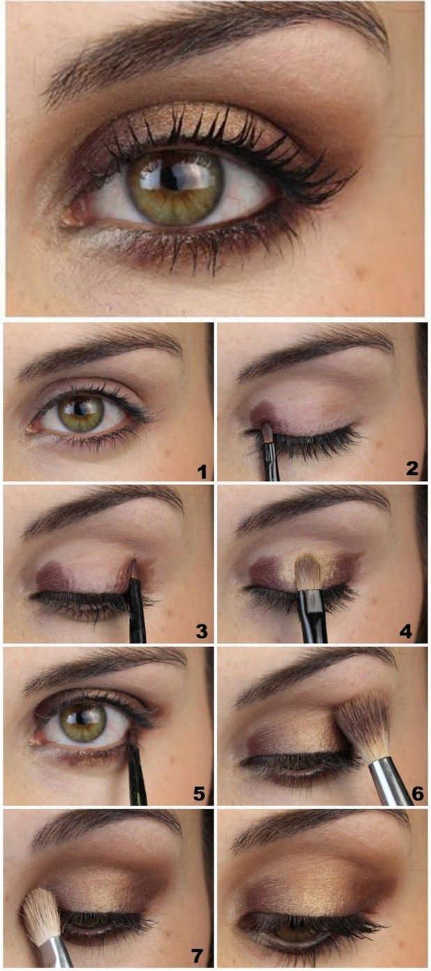 10 Stunningly Simple Tutorials For The Best Eye Makeup Ever -   11 prom makeup Step By Step ideas