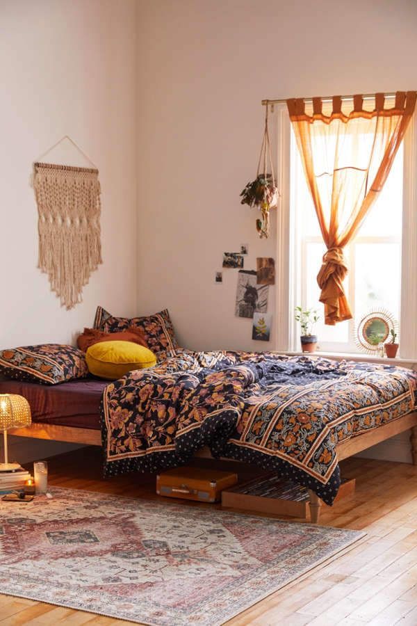 Auden Boho Floral Duvet Cover -   11 room decor Bohemian bedding ideas