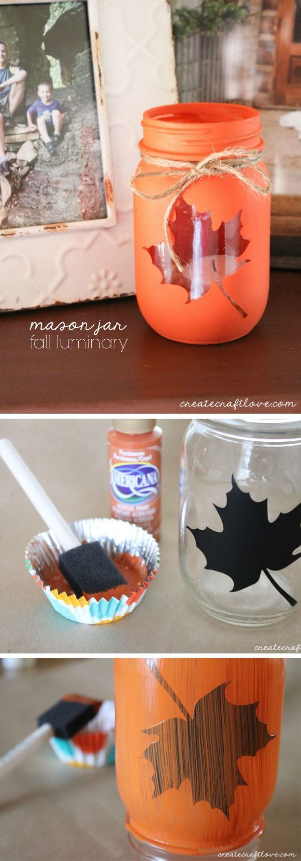 Ten Inspirational DIY Mason Jar Ideas for Weddings -   11 room decor Fall candle holders ideas