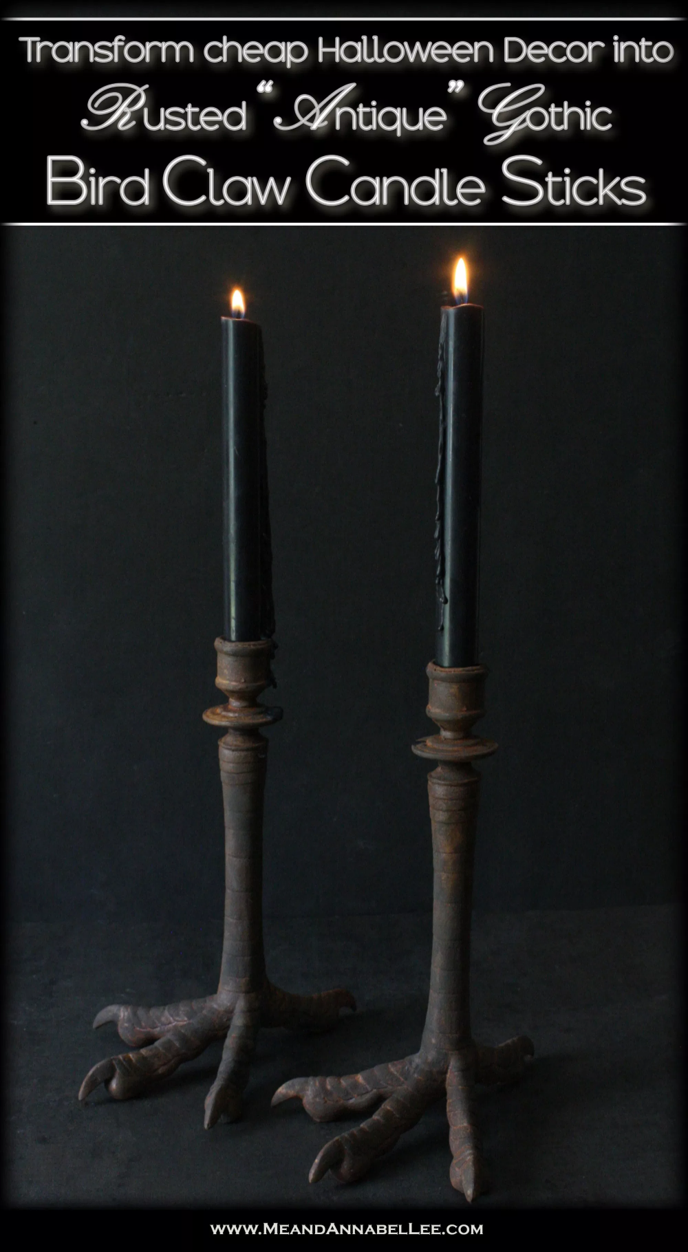 Gothic Antique Bird Claw Candle Holders -   11 room decor Fall candle holders ideas