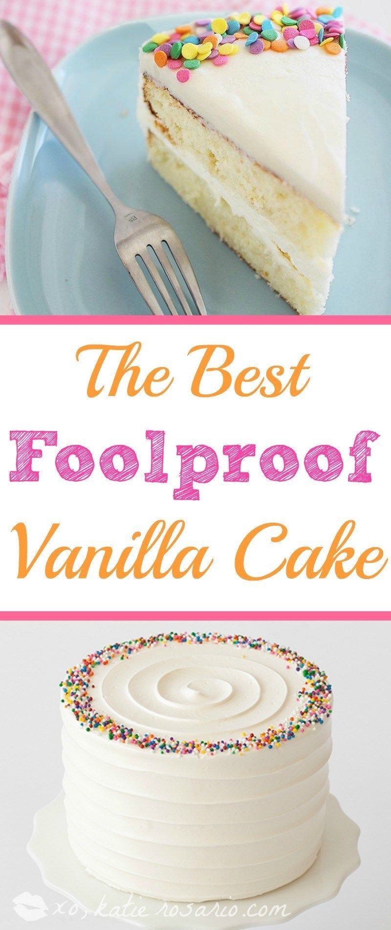 The Best Foolproof Vanilla Cake -   11 vanilla cake Mix ideas