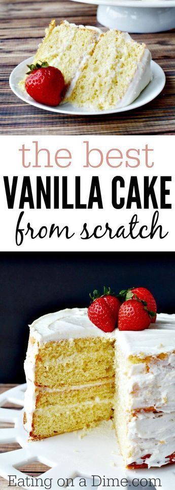 How To Make a Vanilla Cake From Scratch -   11 vanilla cake Mix ideas