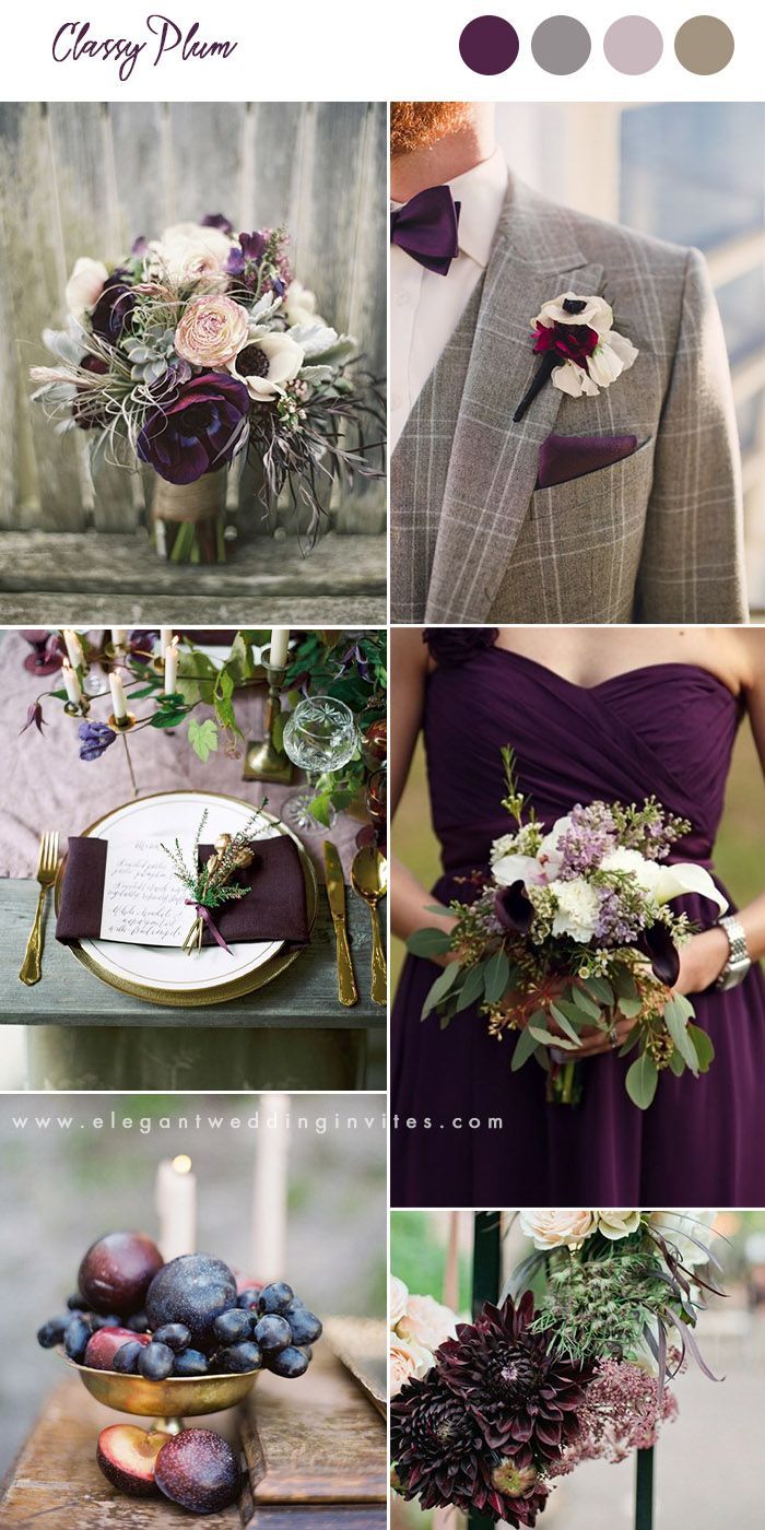 11 wedding Fall plum ideas