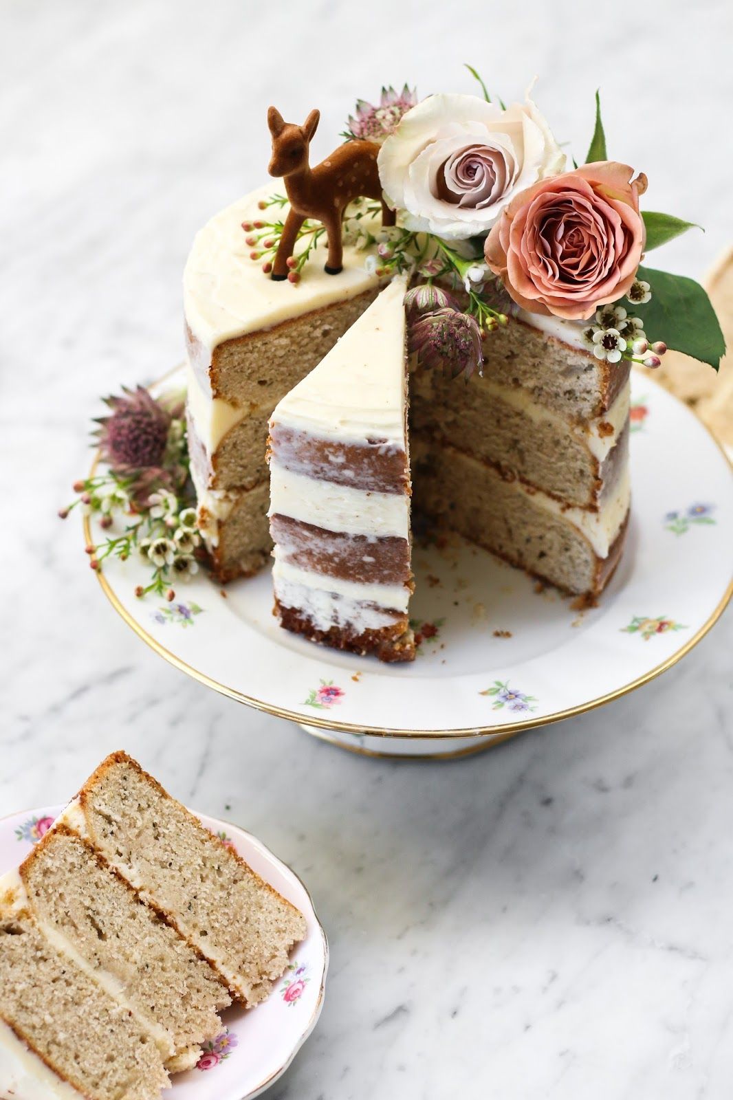 Jasmine Cake with Honey Swiss Meringue Buttercream -   12 cake Aesthetic vintage ideas