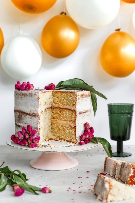 Orange Cardamom Cake with Rose Buttercream -   12 cake Aesthetic vintage ideas