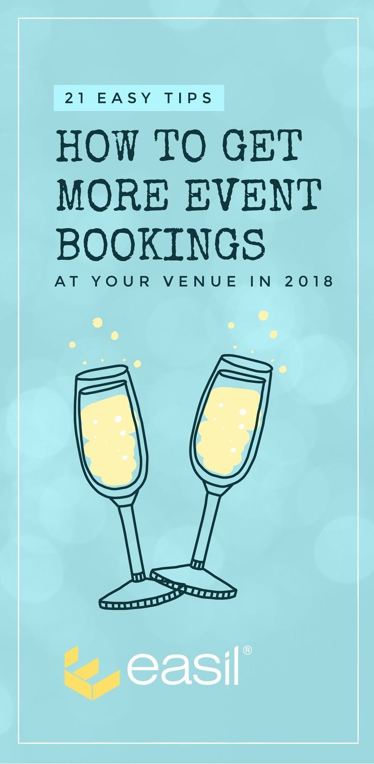 How to Get More Event Bookings at your Venue - 21 Easy Tips -   12 Event Planning Business shops ideas
