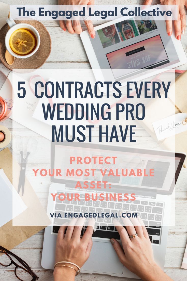 Five Contracts Every Wedding Pro MUST Have -   12 Event Planning Business shops ideas