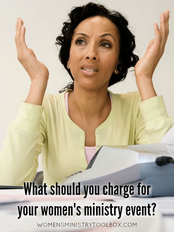 What should you charge for your women's ministry event? (Free Event Pricing Guide -   12 Event Planning Pricing guide ideas