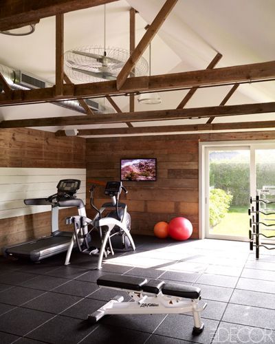 Turn Extra Space Into Your Personal Fitness Retreat -   12 fitness Room mirror ideas