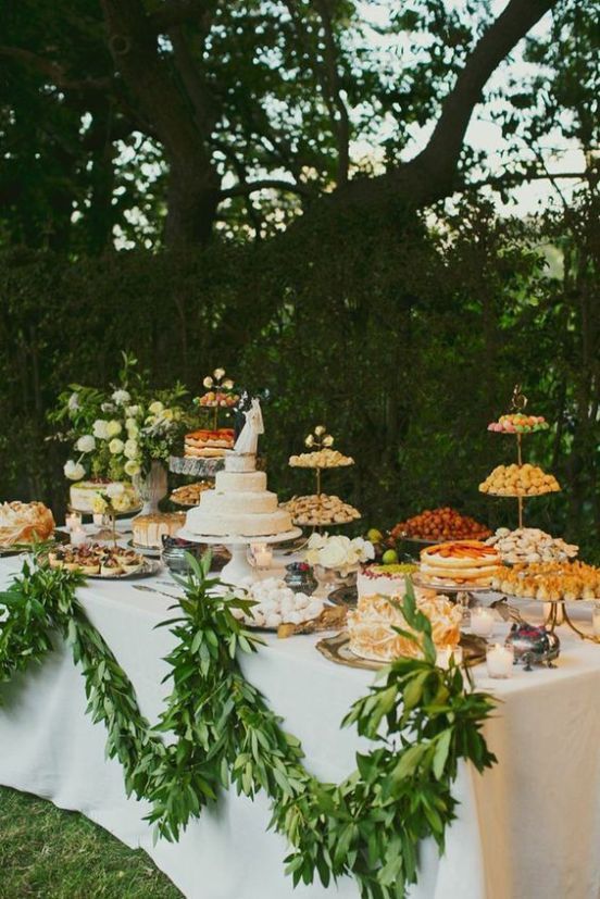 4 Tips To Style A Wedding Dessert Table And 25 Ideas -   12 floral desserts Table ideas