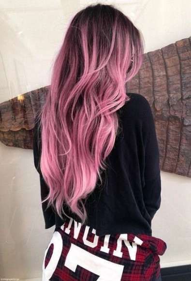 Best hair color black pink shades 30 Ideas -   12 hair Black flamboyage ideas