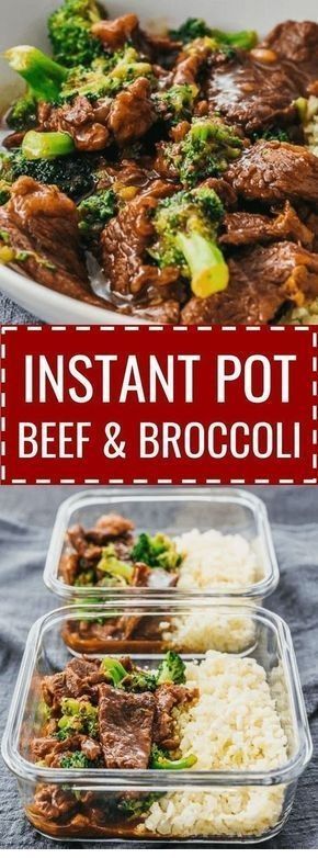 Instant Pot Beef And Broccoli -   12 healthy recipes Easy beef ideas