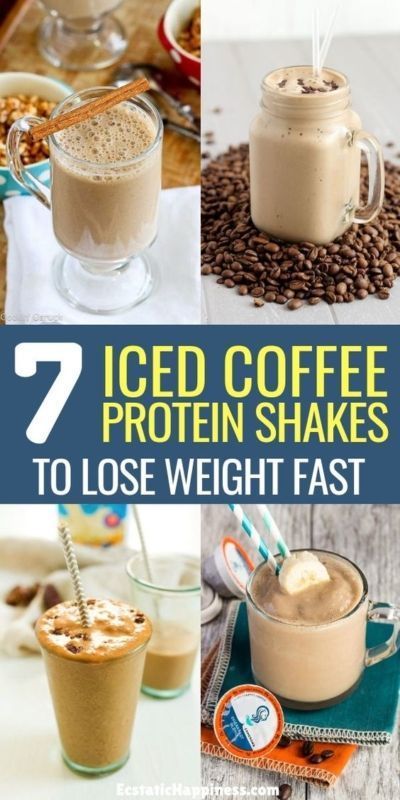 7 Healthy Iced Coffee Protein Shake Recipes for Weight Loss -   12 healthy recipes Fast breakfast smoothies ideas