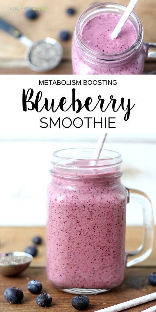 Metabolism Boosting Blueberry Smoothie -   12 healthy recipes Fast breakfast smoothies ideas
